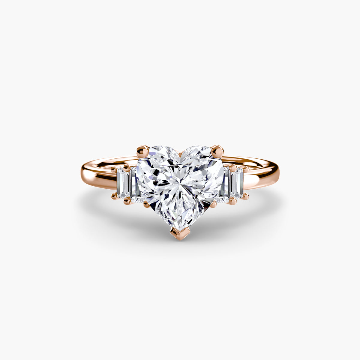 Baguette Accent Solitaire