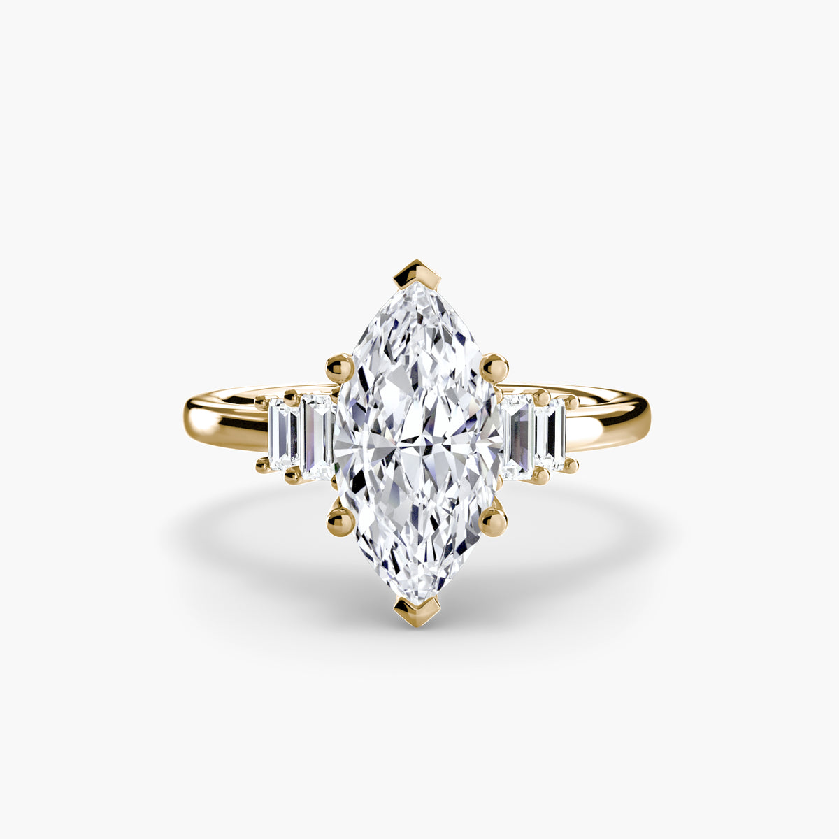 Baguette Accent Solitaire