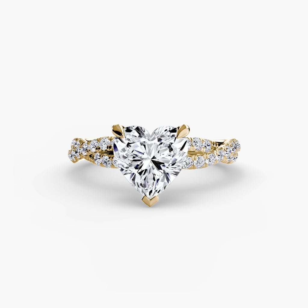 The Twisted Pavé Solitaire